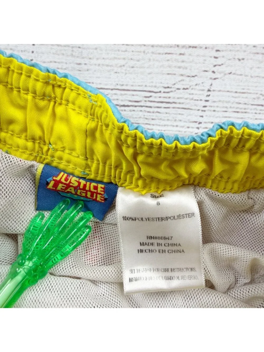 Justice League Boys Swim Trunks Defenders Of Earth Graphic 8